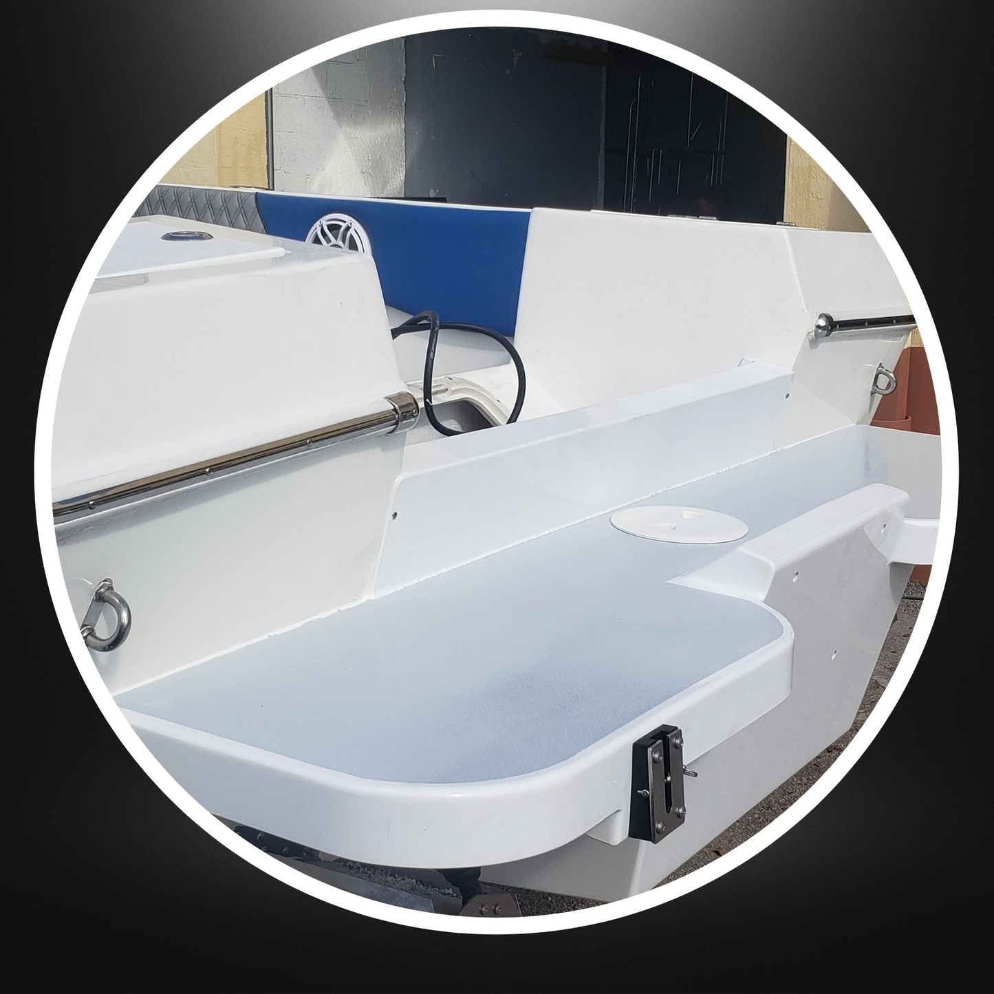 NXT22 Single Engine Flotation Bracket With Swim Platform