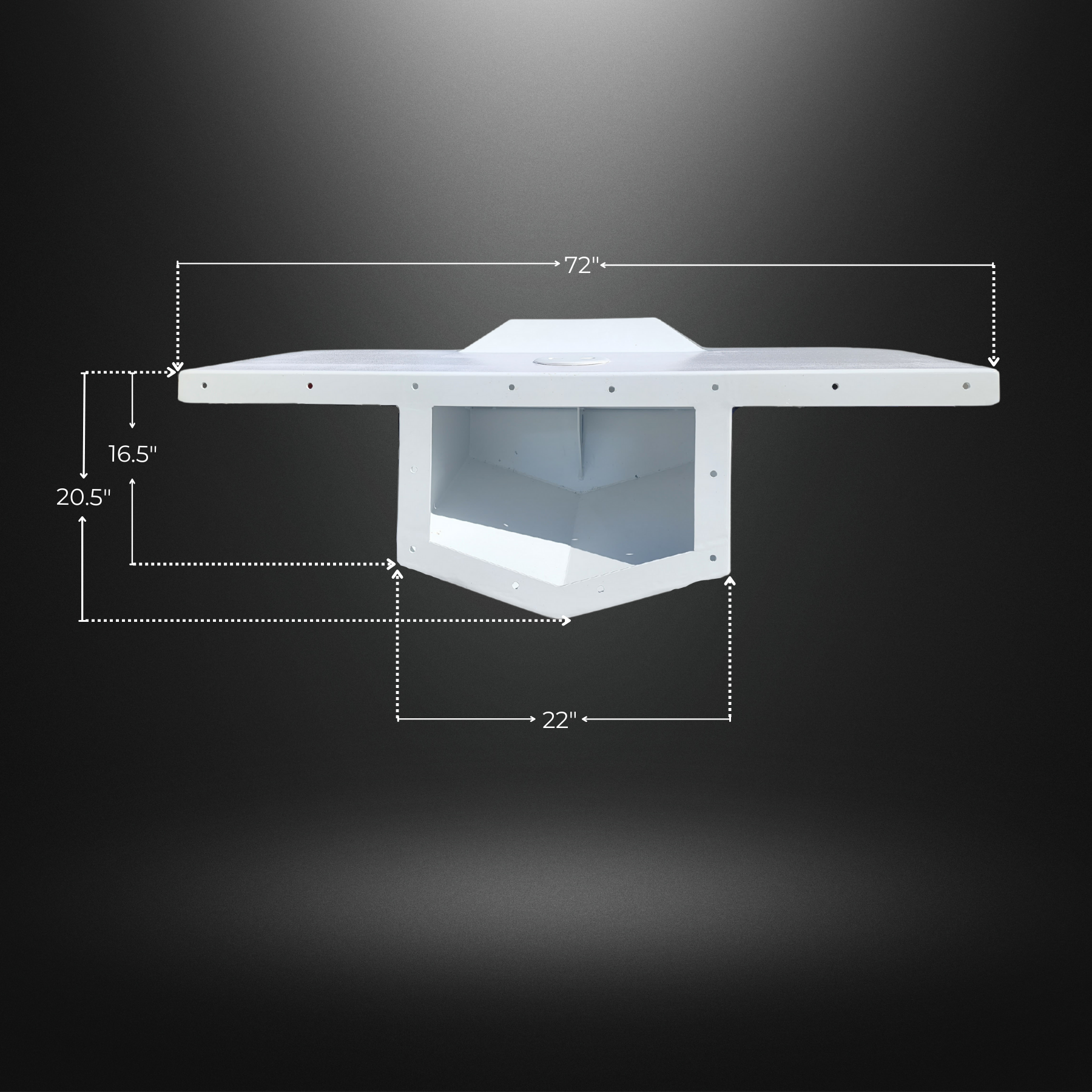 Single Engine Flotation Bracket With Swim Platform